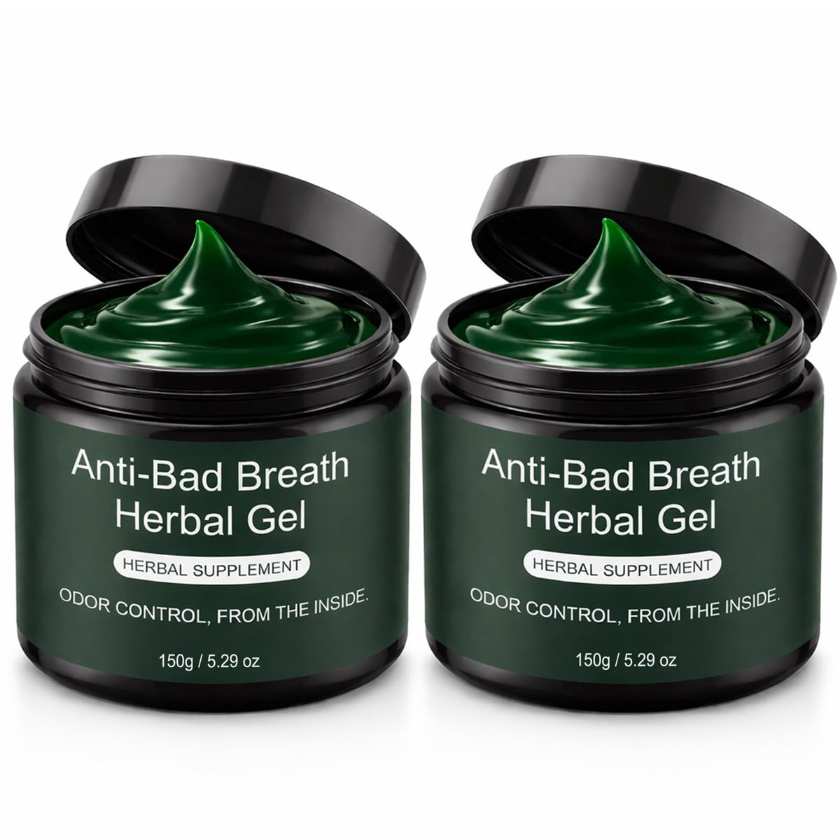WVJIGE Gel Herbal Antibactérien 2PCS, vue de face