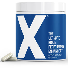 X complément alimentaire cerveau 90 capsules vue de face