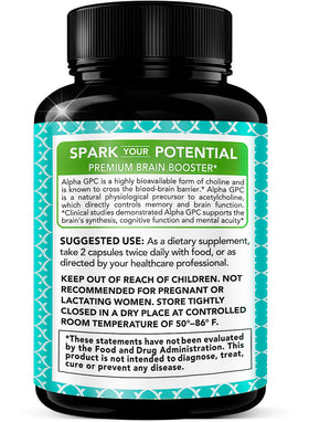 X Gold Health Alpha GPC 180 capsules packaging