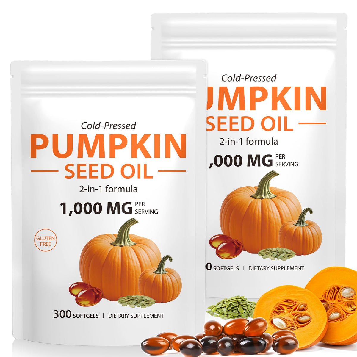 Xaarty huile de graines de citrouille et saw palmetto gélules 300 pièces