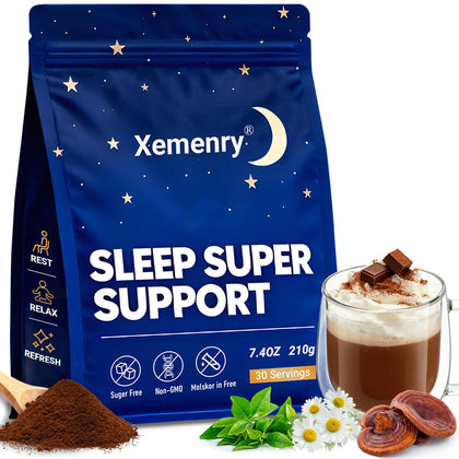 Xemenry Chocolat Chaud au Magnésium en sachet de 231g