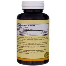 Xllent Calcium Carbonate 600mg Tablettes avec verre d'eau