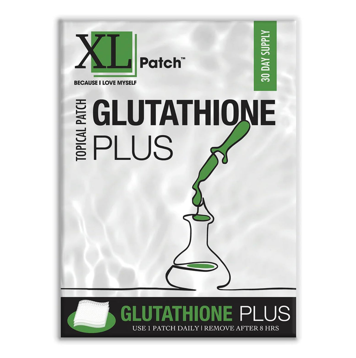 XLPATCH Glutathione Plus boîte de 60 jours vue de face