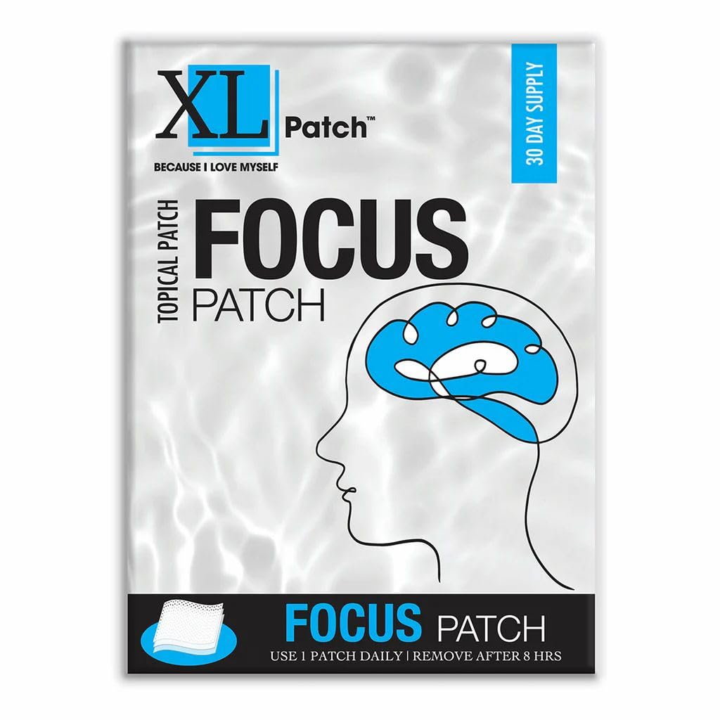 XLPATCH Mindful Plus 30 jours, paquet avant avec informations de produit