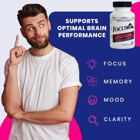 Xooma FocusUP capsules with green tea leaves
