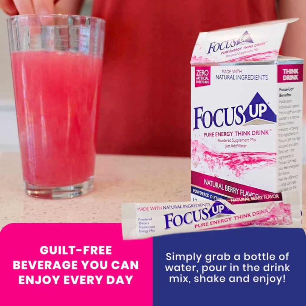 Xooma FocusUP Think Drink stick pack vue de face