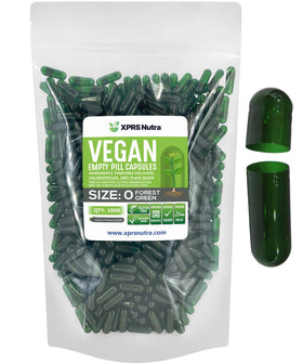 XPRS Nutra Capsules Végétales Vides Taille 0 paquet de 1000 capsules