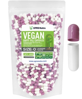 XPRS Nutra Capsules Végétales Vides Taille 0, vue de face
