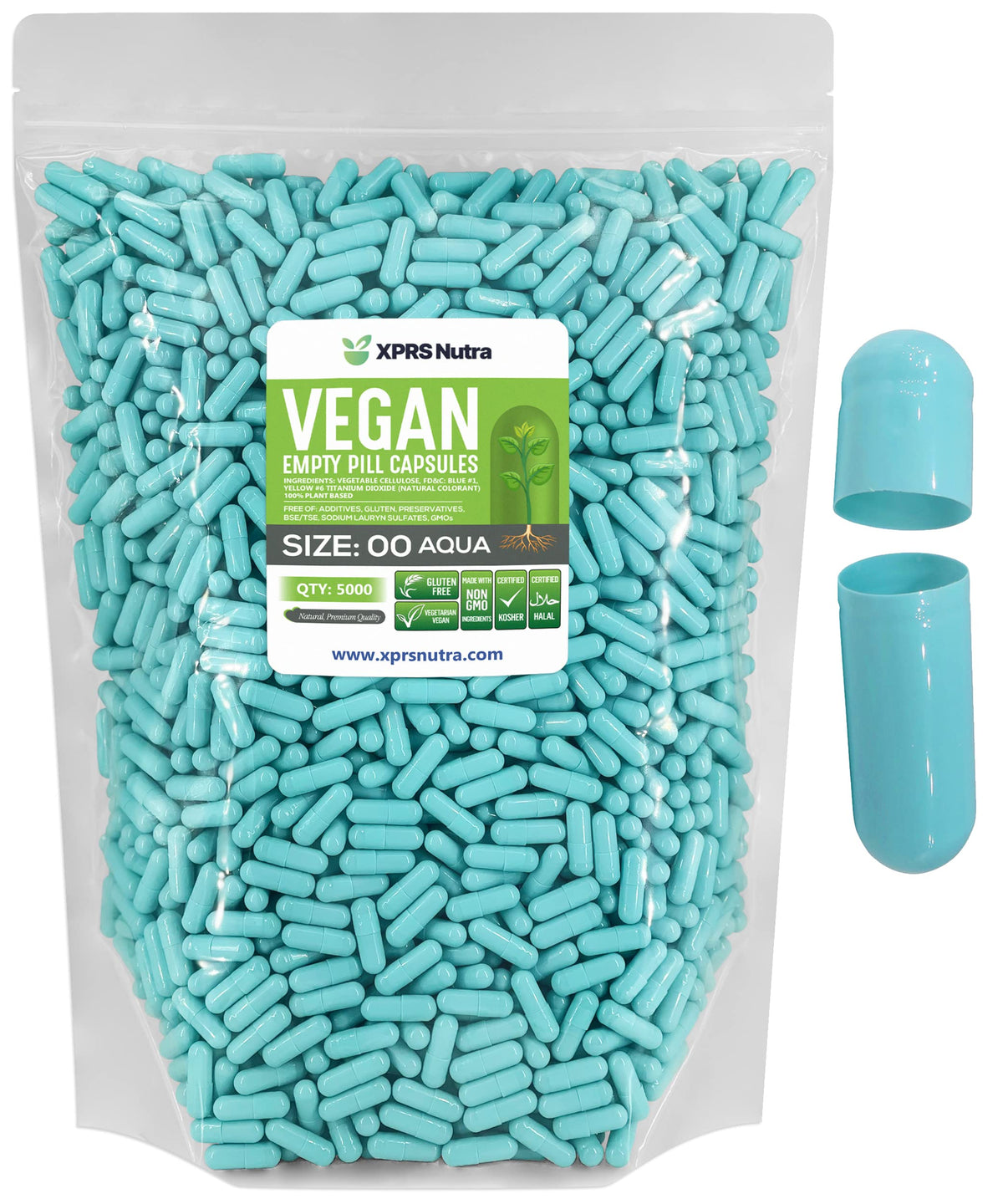 XPRS Nutra Capsules Végétales Vides Taille 00 - vue de face