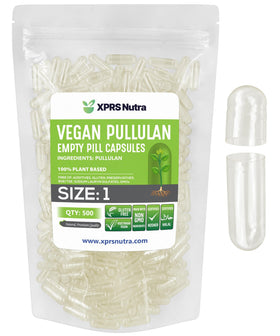 XPRS Nutra Capsules Végétales Vides Taille 1 paquet de 500 unités