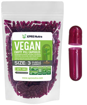 XPRS Nutra Capsules Végétales Vides Taille 3 boîte ouverte
