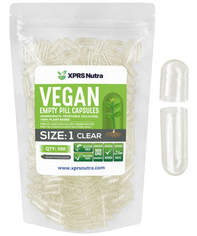 XPRS Nutra Capsules Vides Taille 1, 500 unités, vue avant