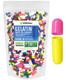 XPRS Nutra Capsules Vides Taille 2, 1000 gelules en gélatine bovine