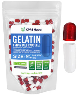 XPRS Nutra Capsules Vides Taille 2 paquet de 100 gélules