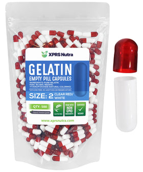 XPRS Nutra Capsules Vides Taille 2, paquet de 500 unités