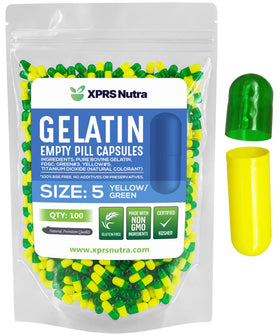 XPRS Nutra capsules vides taille 5 paquet de 100