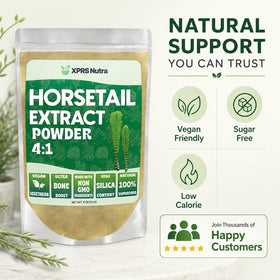 XPRS Nutra Poudre d'Extrait de Prêle 231g avec des ingrédients naturels