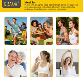 XRAOW Complément Alimentaire NMN 1000mg en mode de vie actif