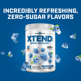 Xtend BCAA poudre framboise bleue 431g - ingrédients listés