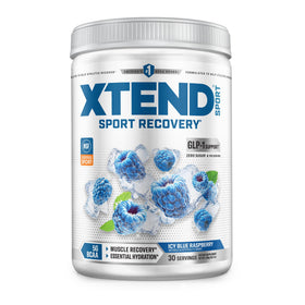 Xtend BCAA poudre framboise bleue 431g - vue avant