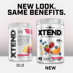 Xtend BCAA Poudre Originale 30 Serv. Goût Punch Fruité - contenu de l'emballage