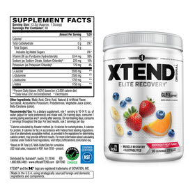 Xtend BCAA Poudre Originale 30 Serv. Goût Punch Fruité - vue arrière