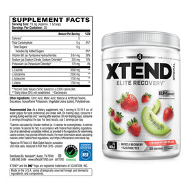 Xtend BCAA Poudre Originale 470g Saveur Fraise Kiwi avec cuillère