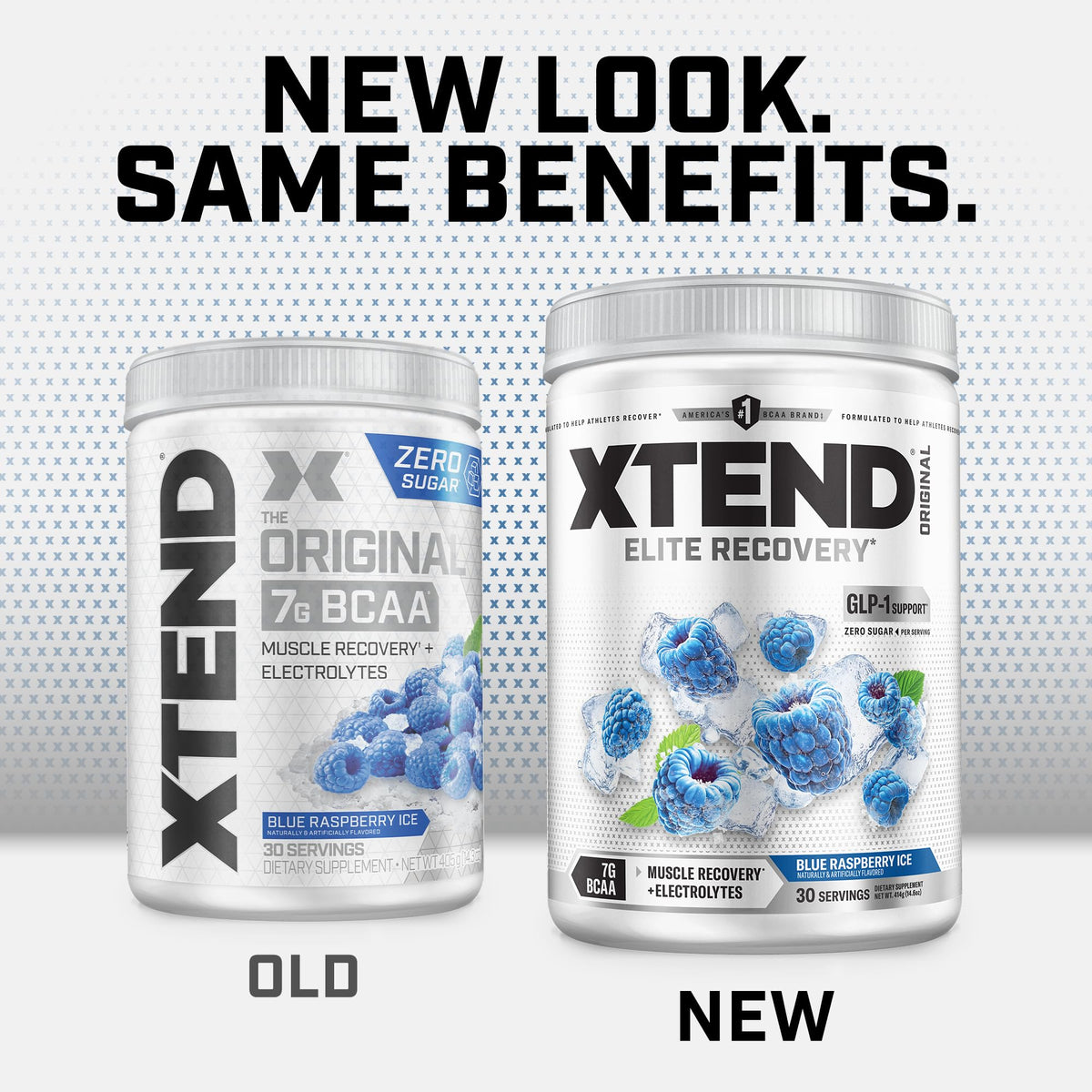 Xtend BCAA Poudre Originale 490g Framboise Bleue en action lors d'un entraînement