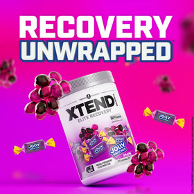 Xtend BCAA Poudre Originale 505g avec fruits frais en arrière-plan