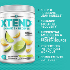 Xtend EAA + BCAA Poudre 408g en différentes saveurs