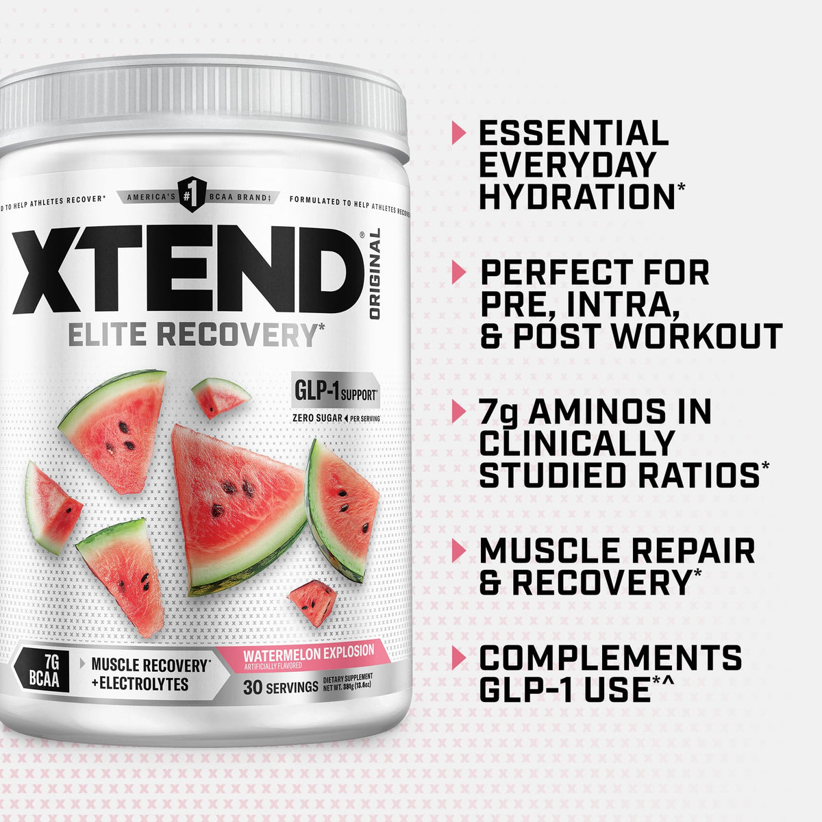 Xtend Poudre BCAA 460g emballage arrière