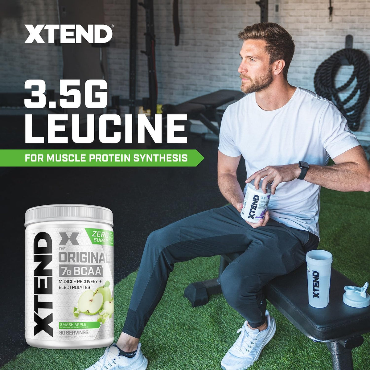Xtend Poudre BCAA 7g avec cuillère doseuse
