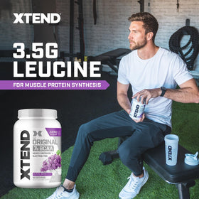 Xtend Poudre BCAA Glacial Grape 1356g en préparation de boisson