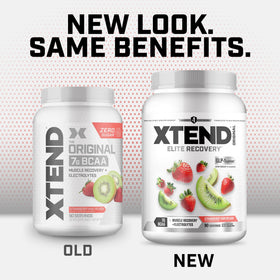 Xtend Poudre BCAA Original 1352g côté avec logo