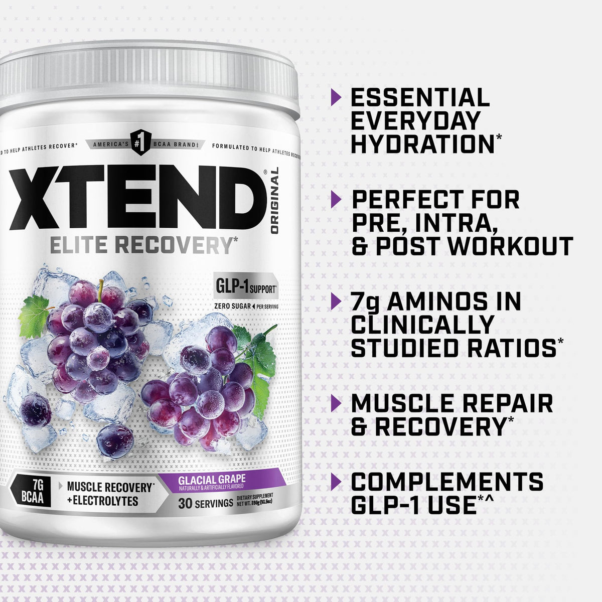 Xtend Poudre BCAA Original 30 Portions avec une cuillère doseuse