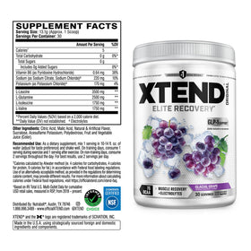 Xtend Poudre BCAA Original 30 Portions détails des ingrédients