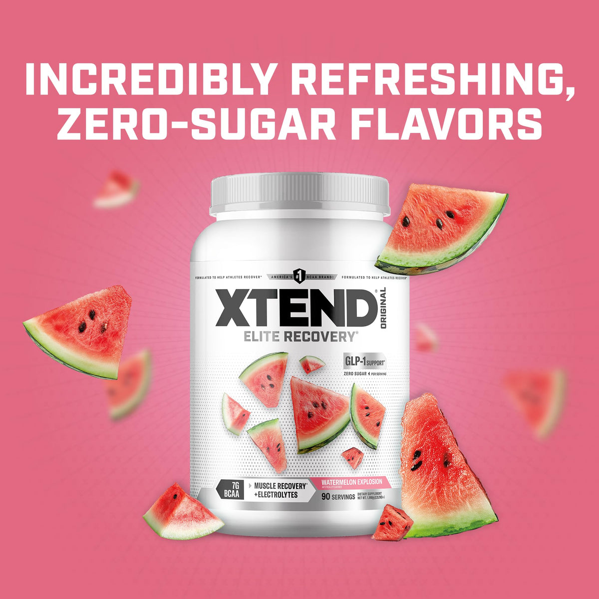 Xtend Poudre BCAA Original 90 serv. Saveur pastèque, texture en poudre