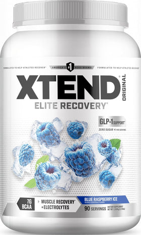 Xtend Poudre BCAA Original Framboise Bleue, vue de face