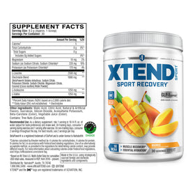 Xtend Poudre BCAA Sport 358g saveur mangue arrière vue