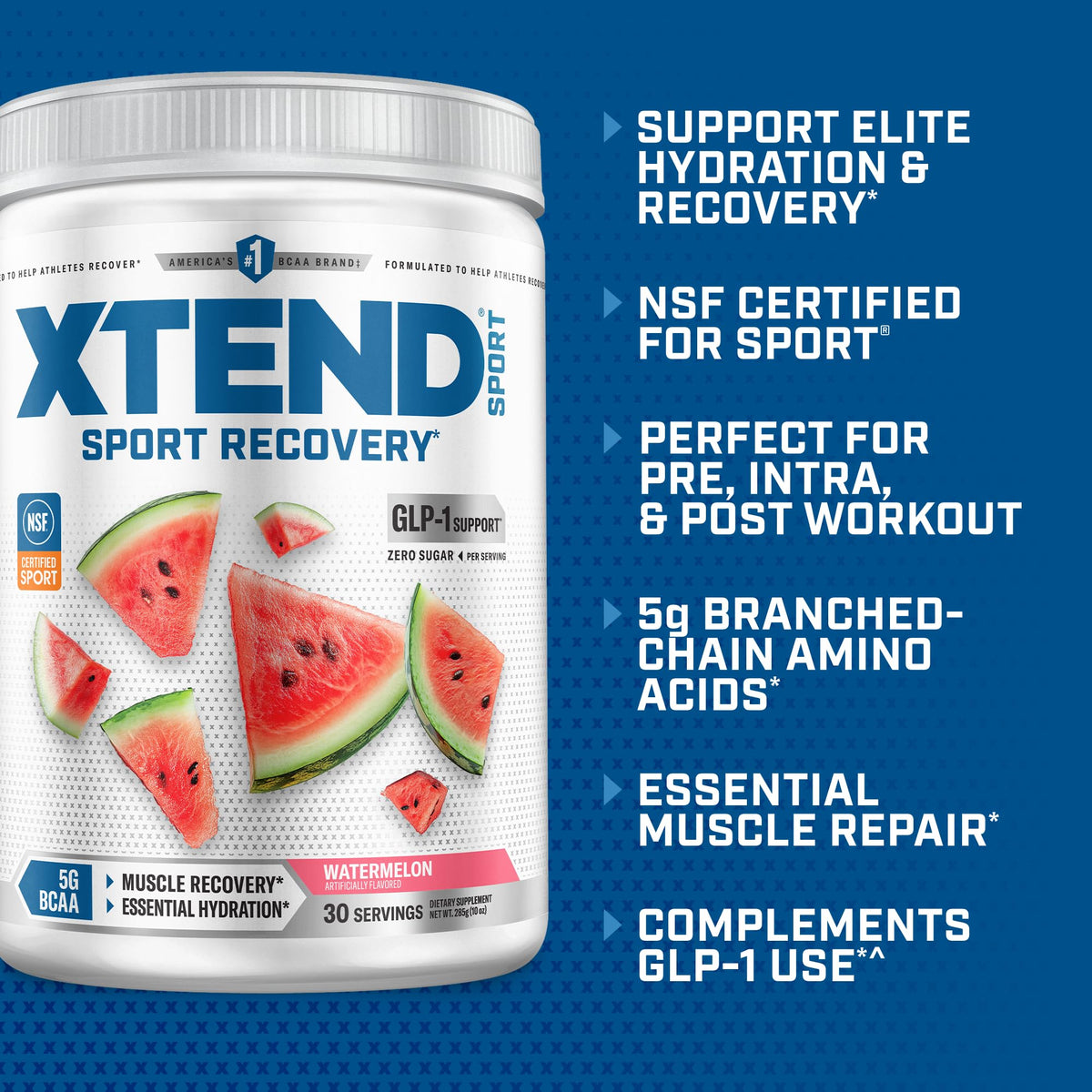 Xtend Poudre BCAA Sport 372g emballage détaillé