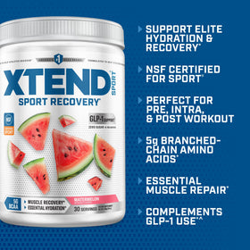 Xtend Poudre BCAA Sport 372g emballage détaillé
