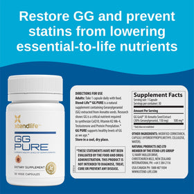 Xtendlife GG Pure Complément Alimentaire 150mg gélules sur une table