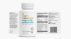 Xtendlife Omega-3 Huile de Poisson + CoQ10 en gros plan