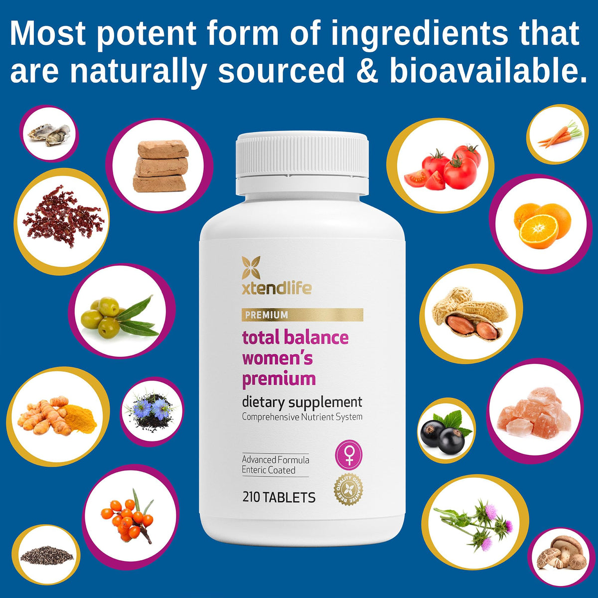 Xtendlife Total Balance Femme Multivitamine 90 Nutriments en utilisation