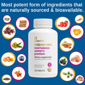 Xtendlife Total Balance Femme Multivitamine 90 Nutriments en utilisation