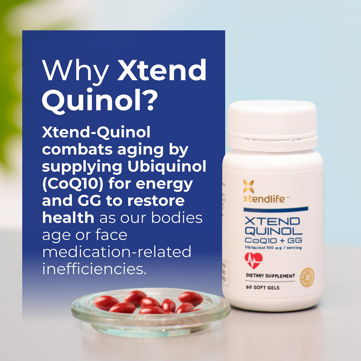 Xtendlife Ubiquinol CoQ10 en posologie recommandée