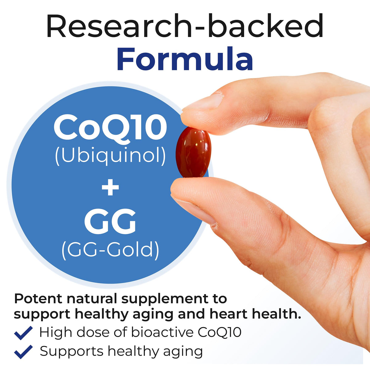 Xtendlife Ubiquinol CoQ10 étiquette de produit
