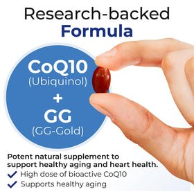 Xtendlife Ubiquinol CoQ10 étiquette de produit