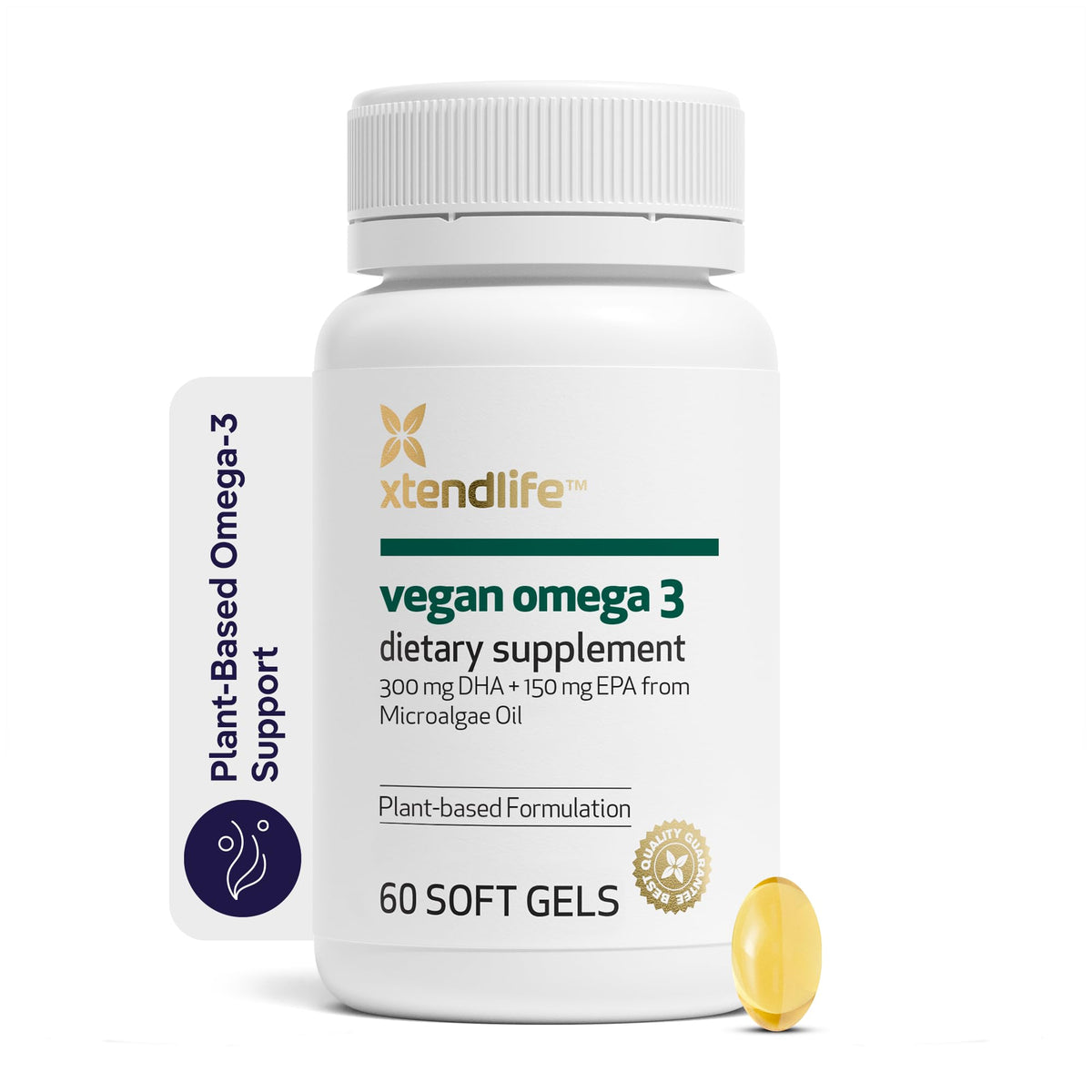 Xtendlife Vegan Omega-3 DHA & EPA complément alimentaire 30 jours