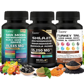 Xuore complément alimentaire shilajit et champignons, vue avant